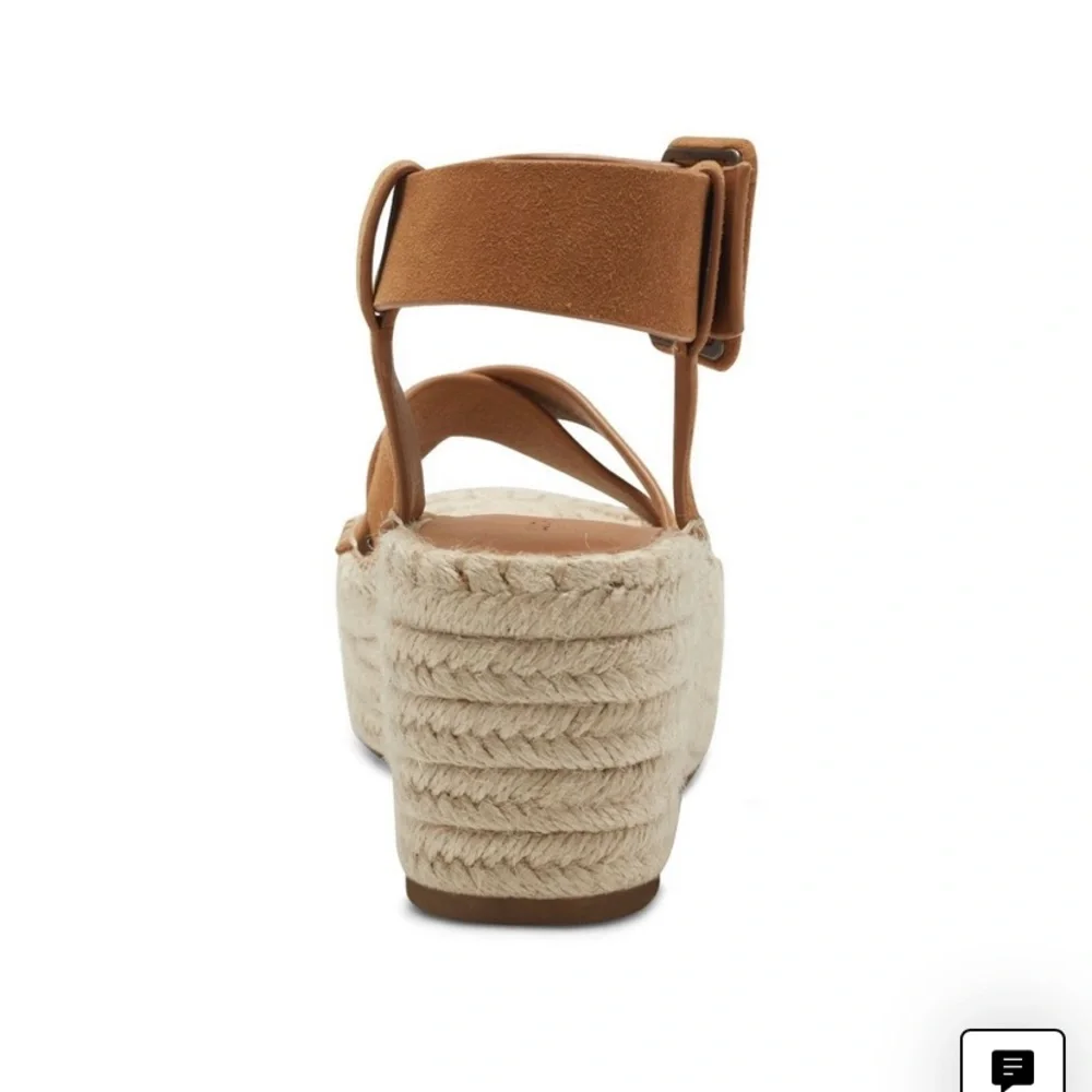 Lucky Brand‎ Audrinah suede wedge heels. NWOT. Retail 98